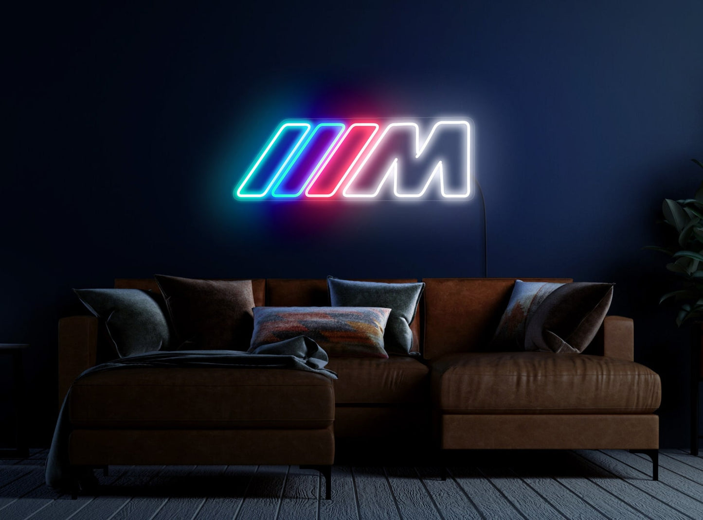 Neon BMW M Sign