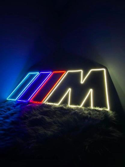 Neon BMW M Sign